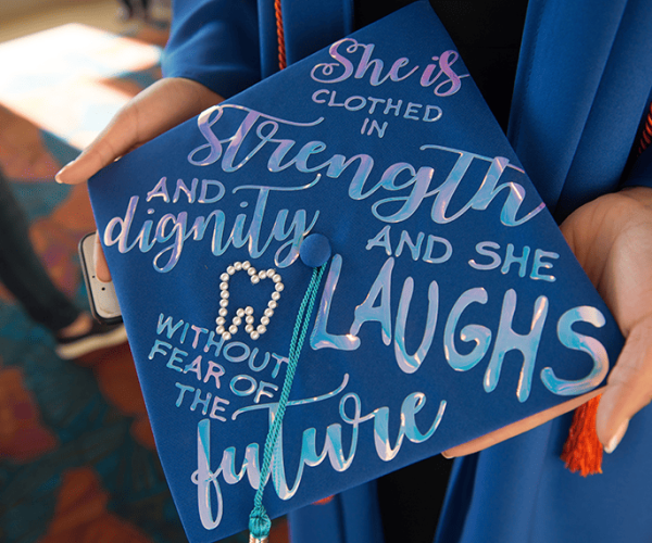 Graduation Hat with Quote - 