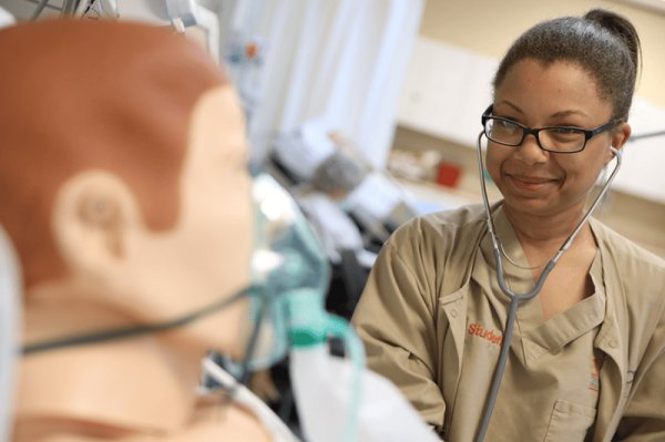 nurse with patient